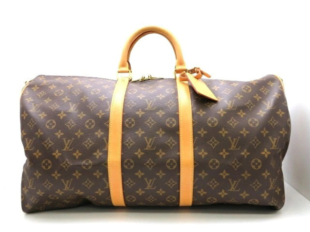 LOUIS VUITTON Keepall Bandouliere Boston Bag Monogram